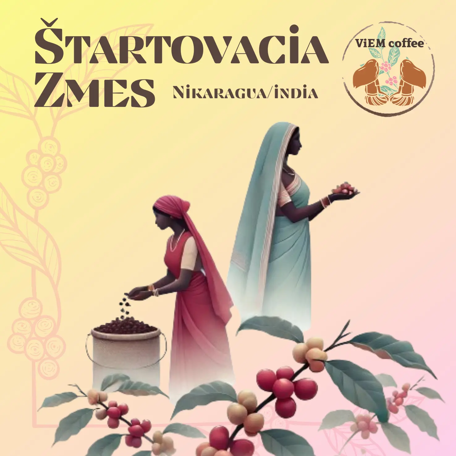 Štartovacia zmes Nikaragua+India by ViEM coffee